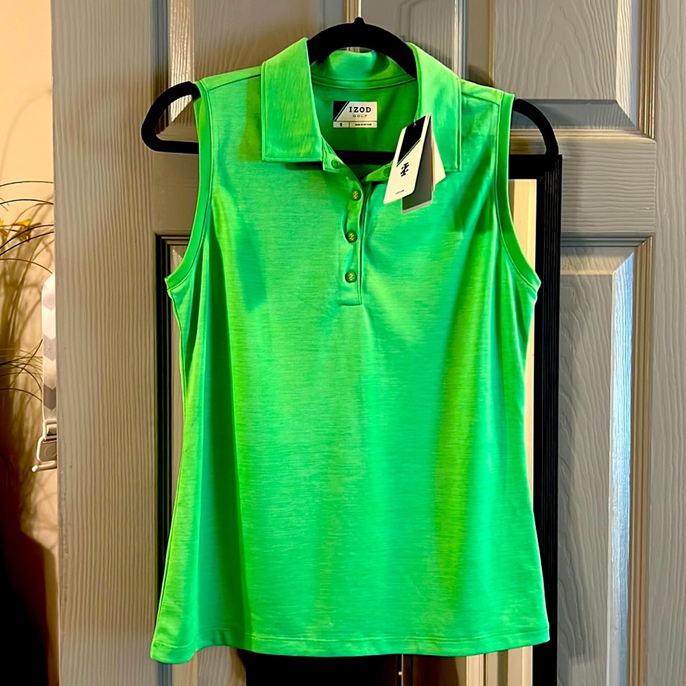 Izod Golf Women’s Tank Green Size Small New With Tags